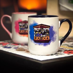 Kubek "W polskiej kuczce"